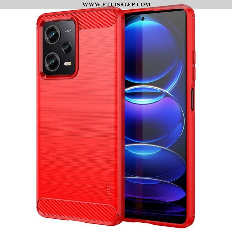 Etui do Xiaomi Redmi Note 12 Pro Plus Szczotkowane Włókno Węglowe